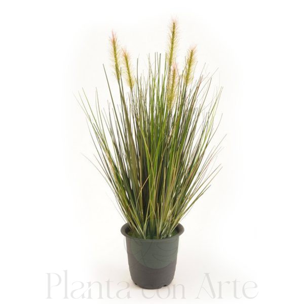Planta artificial de HIERBA VERDE de 50 cm de alto