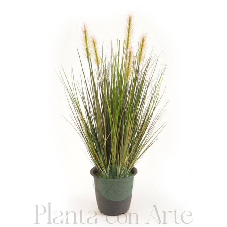 Planta artificial de HIERBA VERDE de 50 cm de alto
