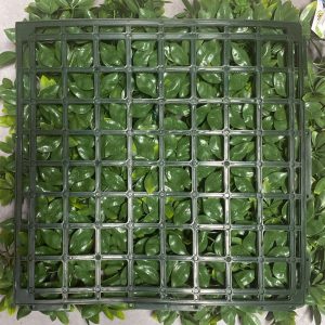 Jardín Vertical Cheflera en placa de 50x50 cm indivisible o muro verde artificial en placas