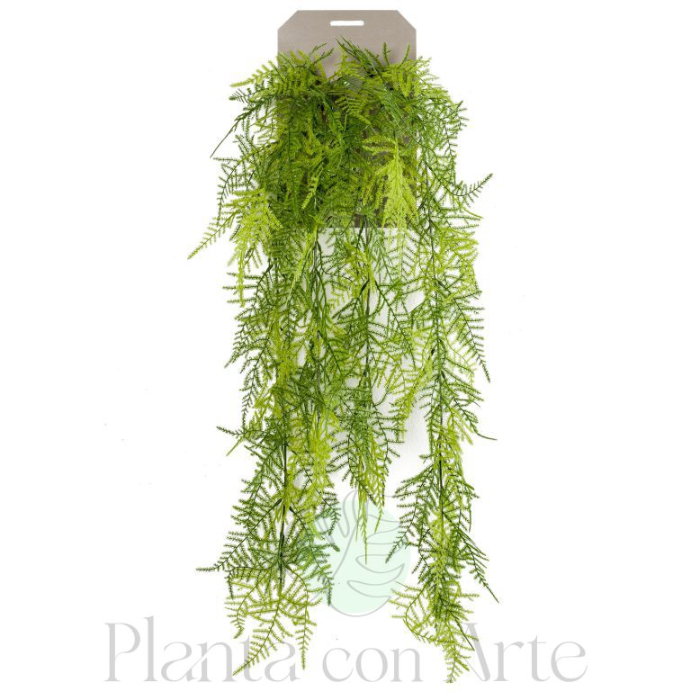 Planta Colgante Helecho plumoso artificial