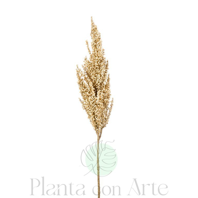 Rama de sorgo artificial beige