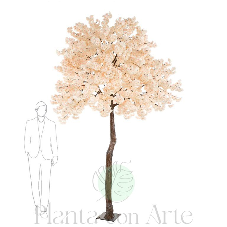 GRAN CEREZO en flor artificial de 320 cm de altura