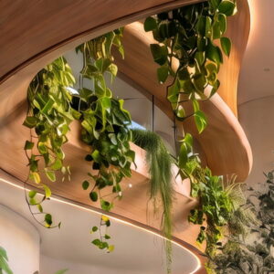 plantas colgantes hiperrealistas para interior y exterior