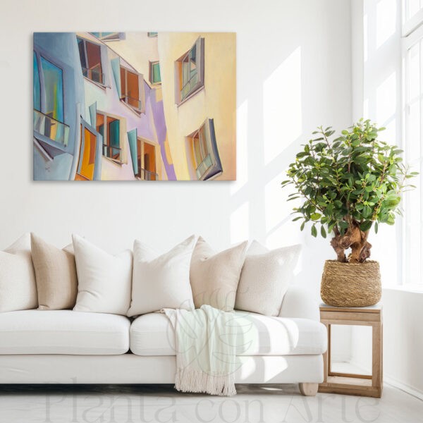 Decoración con el Ficus Botanic artificial de 70 cm de altura