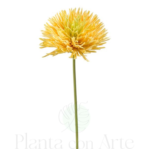 CRISANTEMO AMARILLO artificial de 58 cm de altura