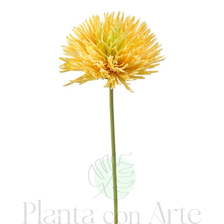 CRISANTEMO AMARILLO artificial de 58 cm de altura