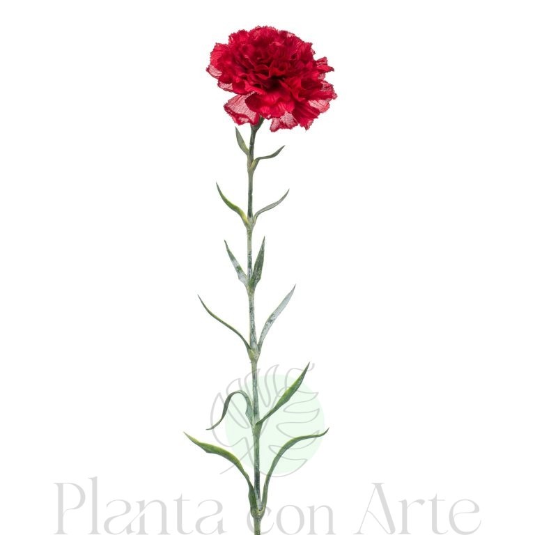 CLAVEL ROJO artificial de 67 cm de altura