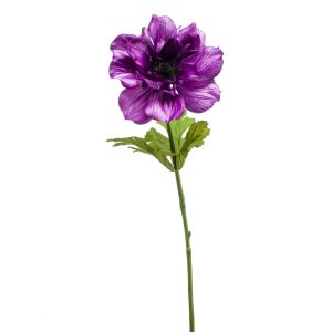 VIOLETA artificial de 56 cm de altura. Flor artificial de violeta