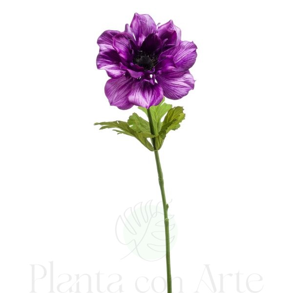 VIOLETA artificial de 56 cm de altura. Flor artificial de violeta