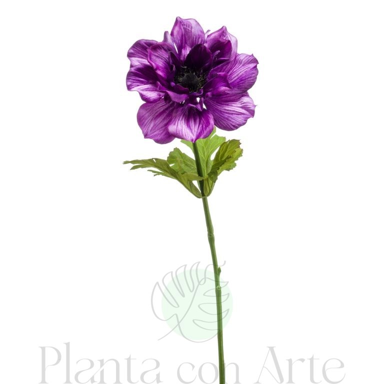 VIOLETA artificial de 56 cm de altura. Flor artificial de violeta