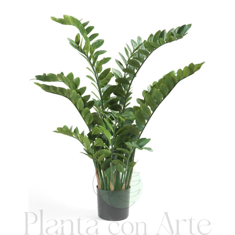 Planta ZAMIOCULCA artificial de 130 cm de altura y espectacular realismo