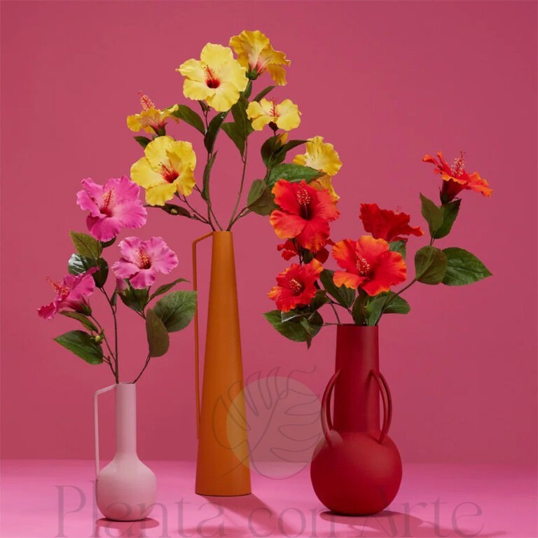 Decoración con Hibiscus artificial