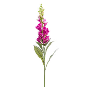 Tallo de DIGITALIS FUCSIA con flores artificial realista de 92 cm de altura total muy realista, para decorar tus bouquets o jardineras