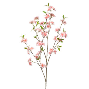Rama de flor de cerezo melocotón artificial de alto realismo