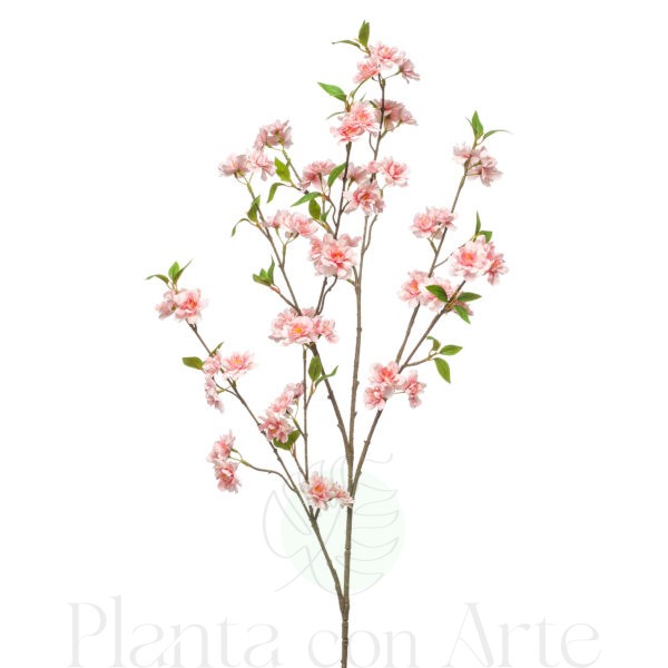 Rama de flor de cerezo melocotón artificial de alto realismo