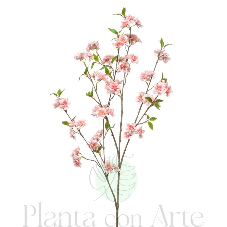 Rama de flor de cerezo melocotón artificial de alto realismo
