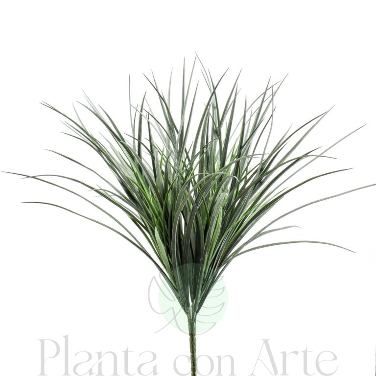 Planta de HIERBA MAXI artificial  o Arbusto HIERBA, de 50 cm de altura para pinchar en tierra o espuma floral. No requiere mantenimiento