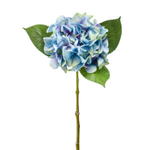 Hortensia azul artificial de alto realismo