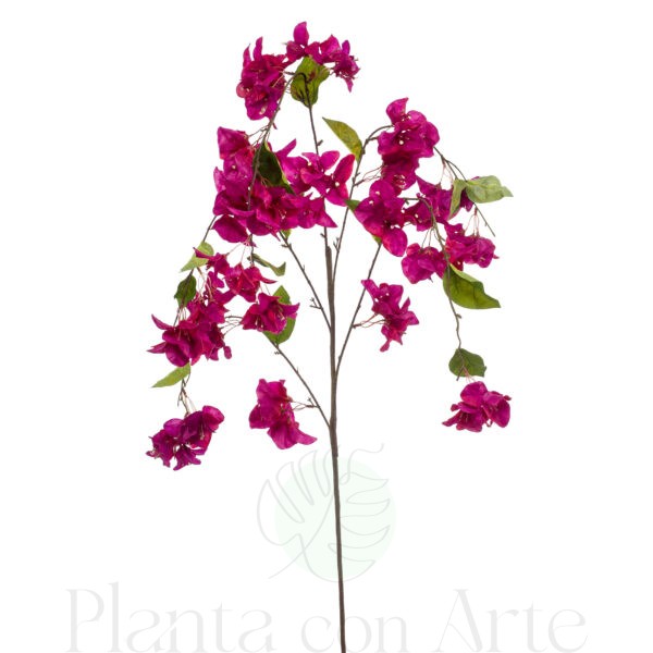 BUGANVILLA FUCSIA Colgante artificial de 120 cm de altura, para pinchar en espuma floral o en tierra