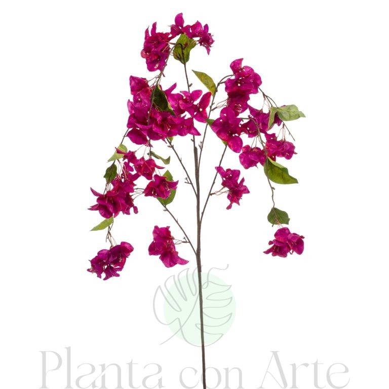 BUGANVILLA FUCSIA Colgante artificial de 120 cm de altura, para pinchar en espuma floral o en tierra