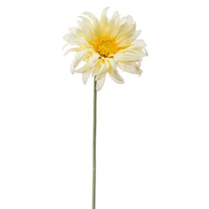 Gerbera mini Amarilla artificial con tacto real y 50 cm de altura muy realista, para decorar tus bouquets o jardineras