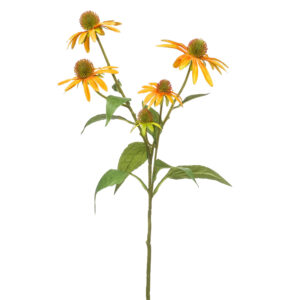 RUDBECKIA AMARILLA artificial con 73 cm de altura muy realista, para decorar tus bouquets o jardineras