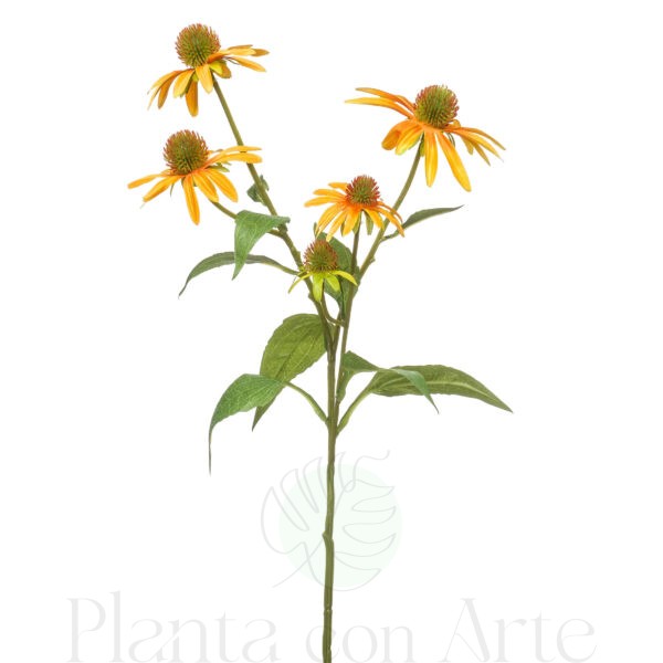 RUDBECKIA AMARILLA artificial con 73 cm de altura muy realista, para decorar tus bouquets o jardineras