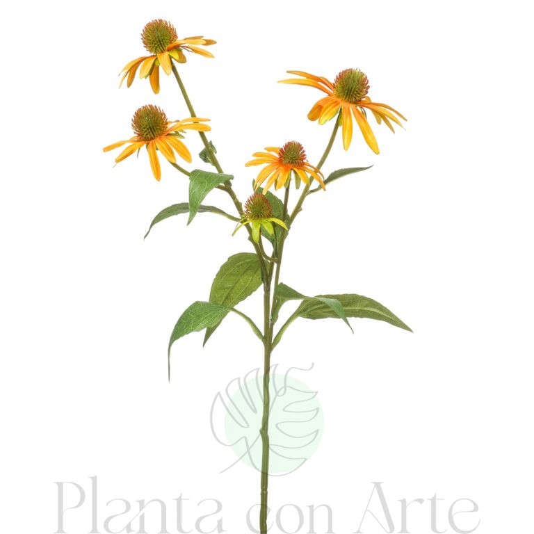 RUDBECKIA AMARILLA artificial con 73 cm de altura muy realista, para decorar tus bouquets o jardineras