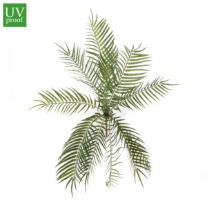 Arbusto de Helecho espina artificial para exterior con protección UV. Tiene 70 cm de altura total