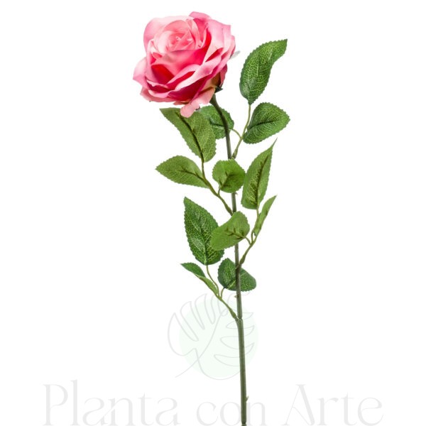 ROSA artificial ROSA realista de 63 cm de altura total