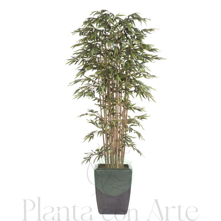 bambú artificial hiperrealista de 210 cm de alto