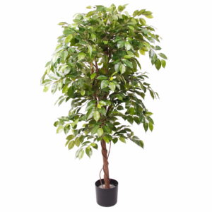 Árbol ficus BENJAMINA artificial PREMIUM de 140 cm hiperrealista de elegante acabado