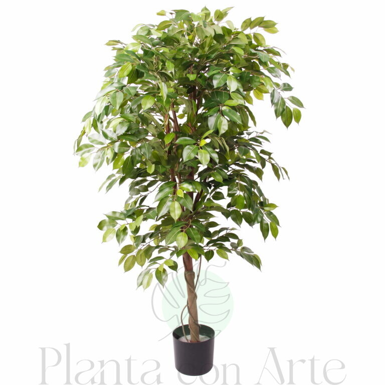Árbol ficus BENJAMINA artificial PREMIUM de 140 cm hiperrealista de elegante acabado