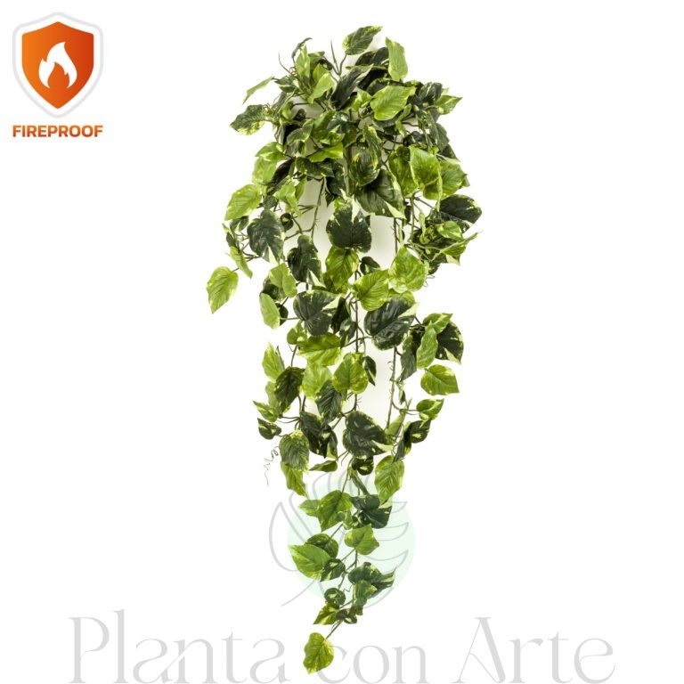 Scindapsus Colgante ignífugo de 105 cm de largo