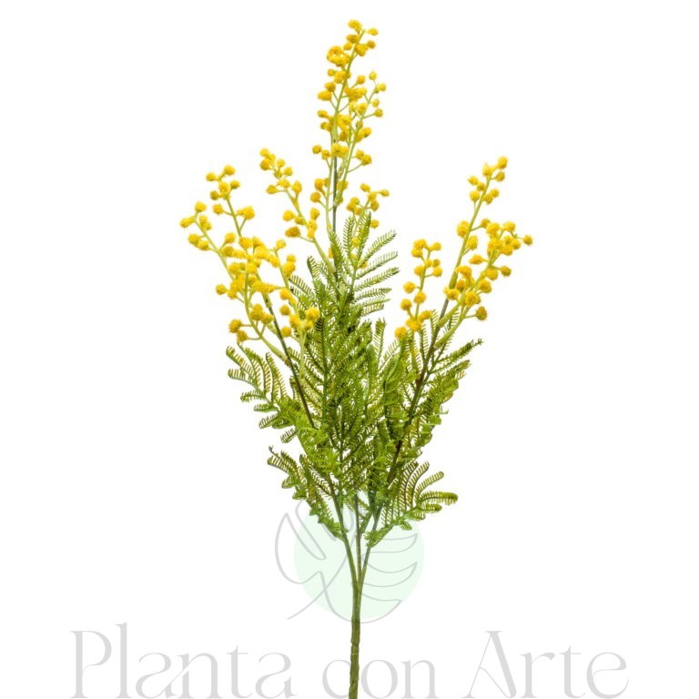 RAMA DE mimosa artificial realista de 68 cm de altura