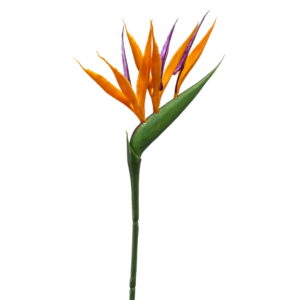 FLOR del PARAÍSO artificial realista de 65 cm de altura