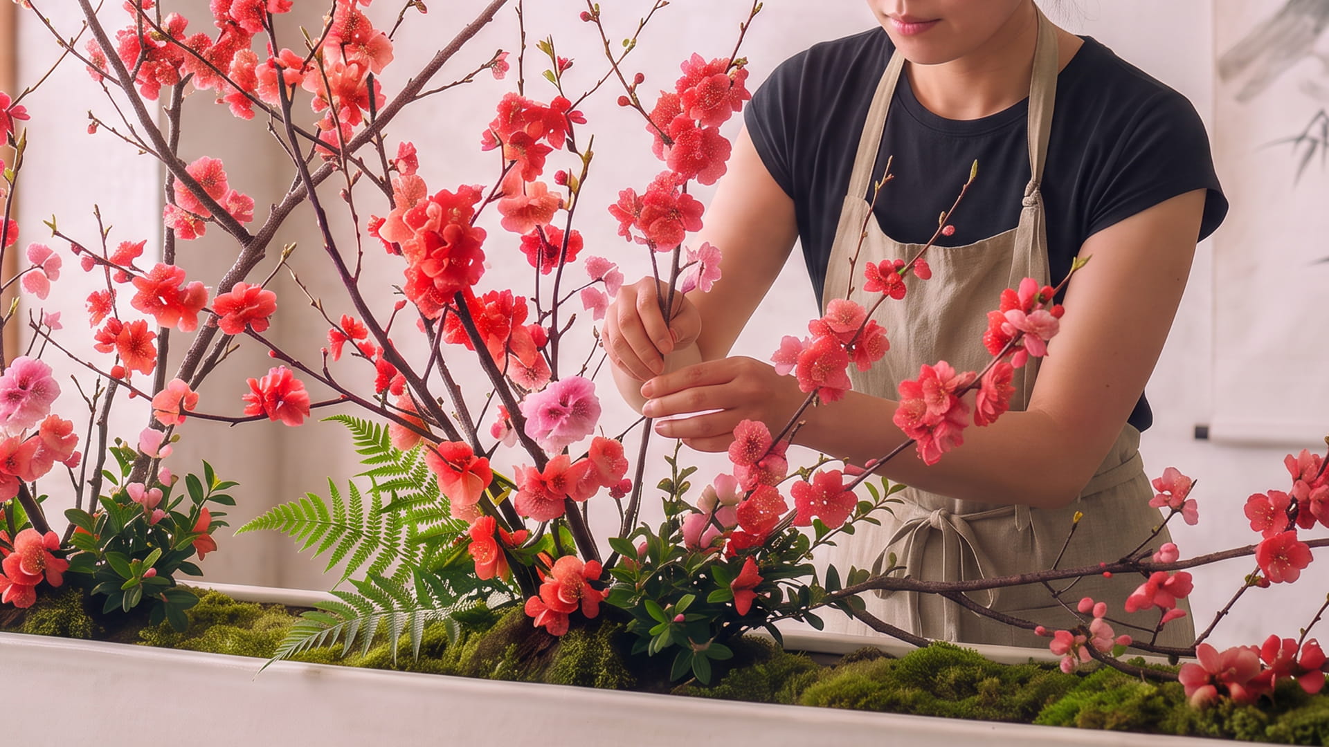 Flores sueltas y ramas para componer tus centros de flores en interior