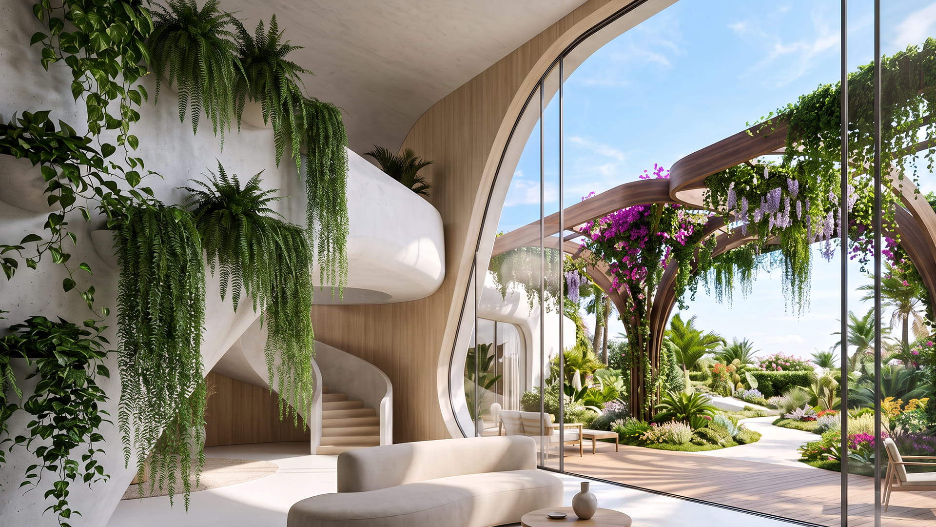 plantas colgantes hiperrealistas para interior y exterior
