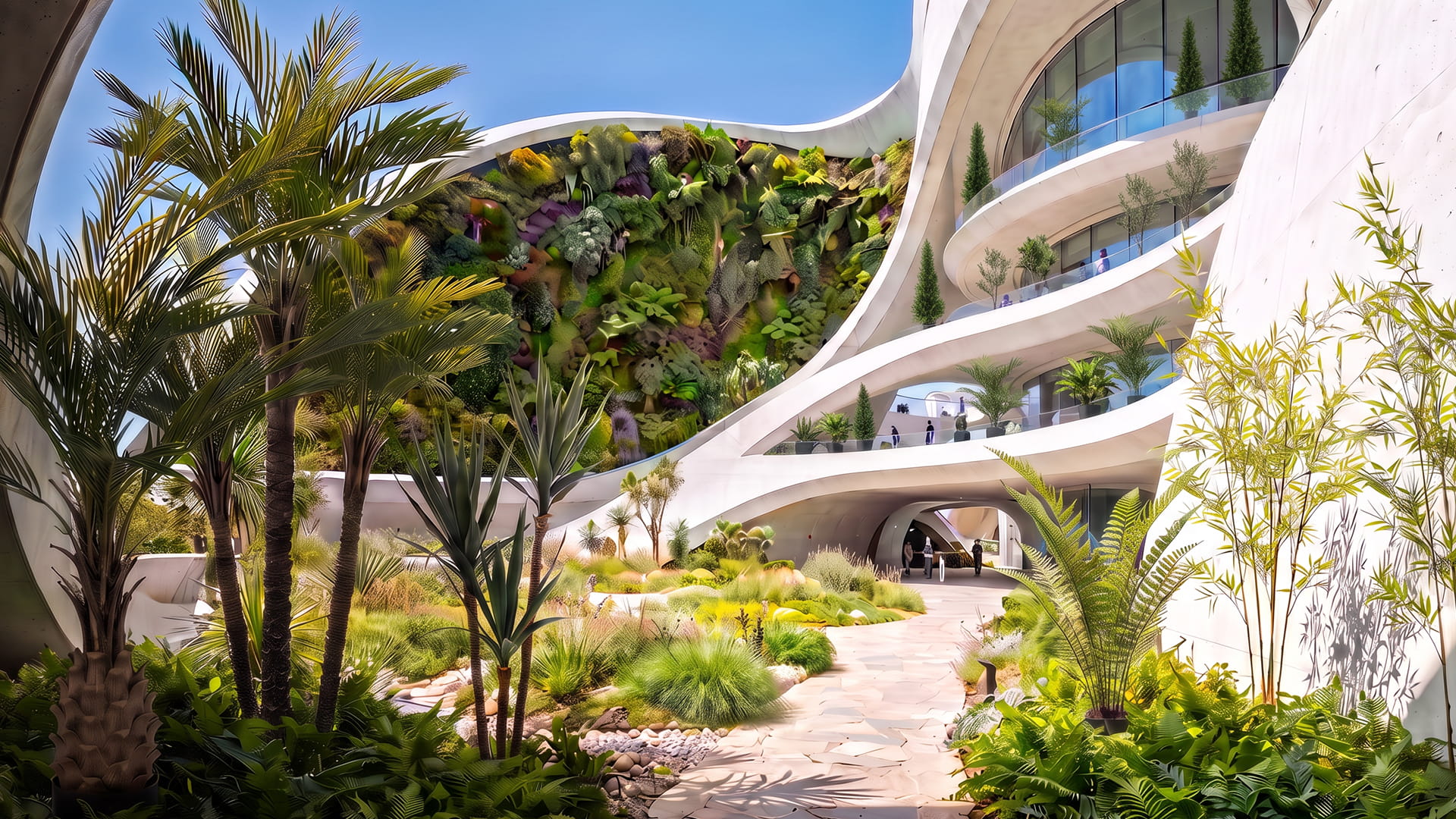 plantas artificiales duraderas e hiperrealistas para exterior