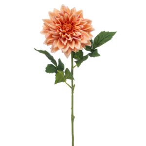 Flor Dalia artificial con tacto real