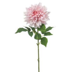 Tallo con flor de DALIA artificial ROSA con TACTO REAL de altísimo realismo y color vivo