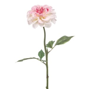 Dalia rosa con material reciclado - 57 cm de alto