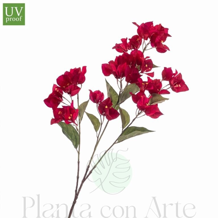 Rama de Buganvilla Fucsia para Exterior con Tratamiento UV, de 85 cm de altura total