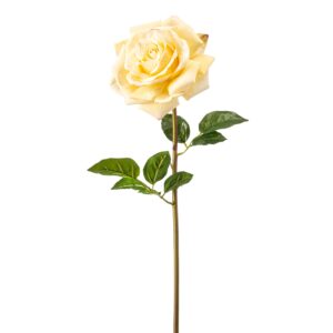 Rosa AMARILLA artificial con tacto real | Hiperrealista
