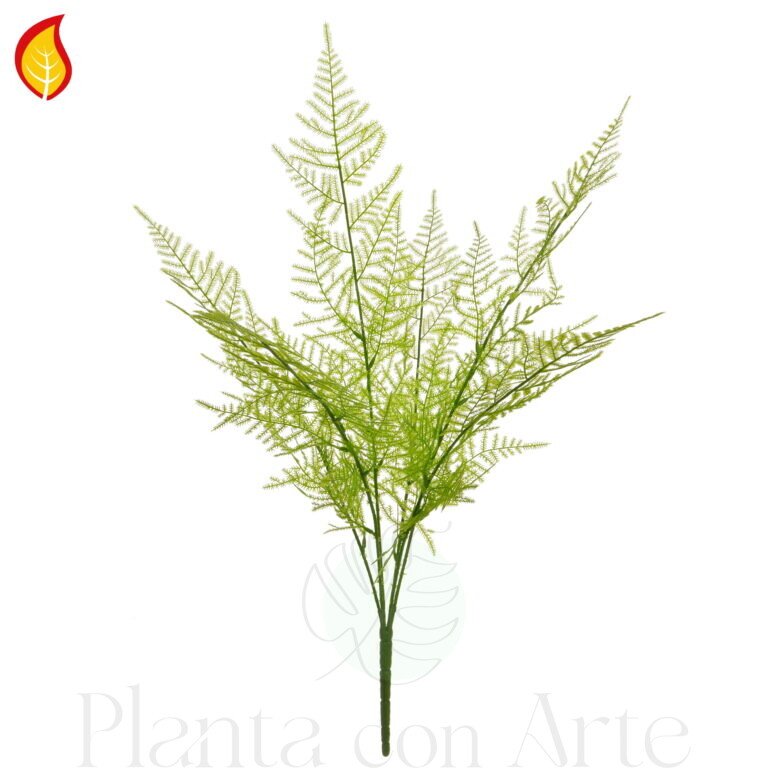 Planta de HELECHO artificial de 53 cm de altura FR -S1 - Norma BS EN 13501-1