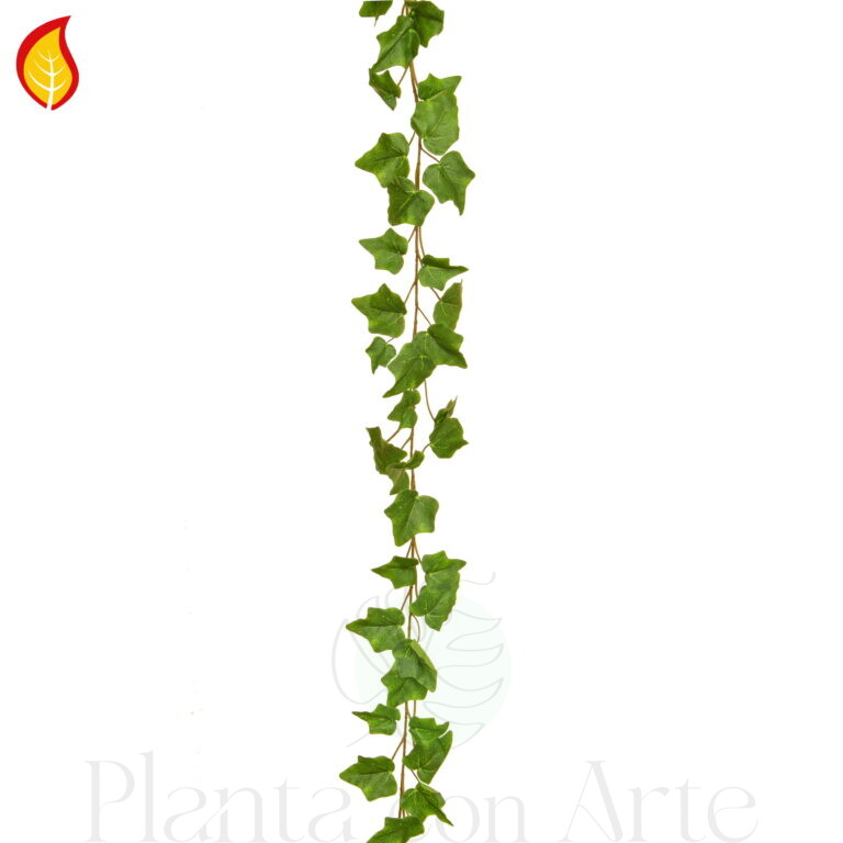 Guirnalda HIEDRA VERDE artificial FR S2 ignífuga hiperrealista