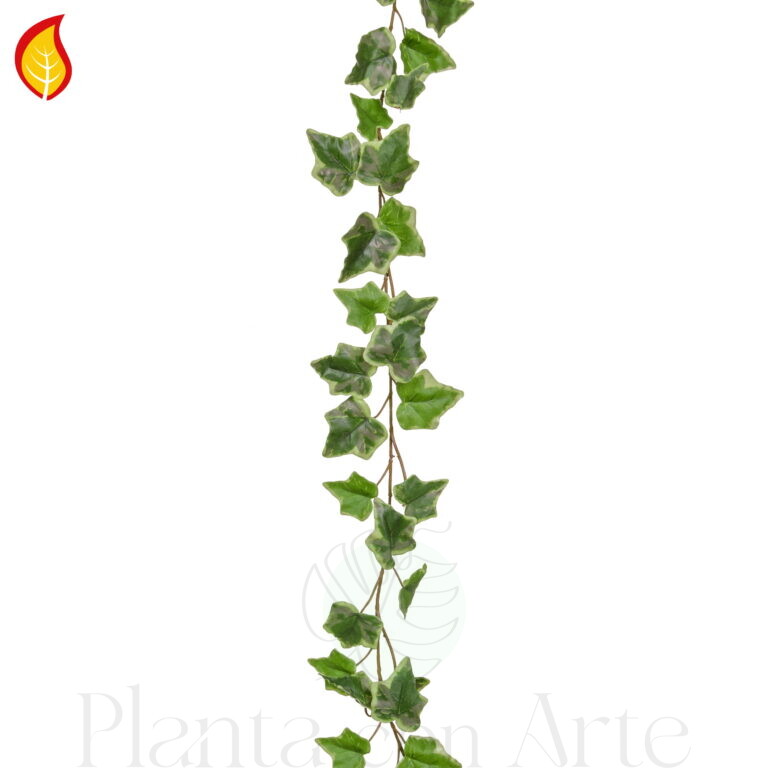 Guirnalda HIEDRA VARIEGATA FR artificial hiperrealista conforme a la Norma Europea BS EN 13501-1:2018-B-S2, d0