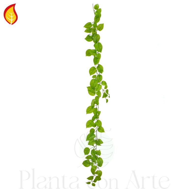 Guirnalda de POTHOS FR artificial hiperrealista BS EN 13501-1 - 182 cm