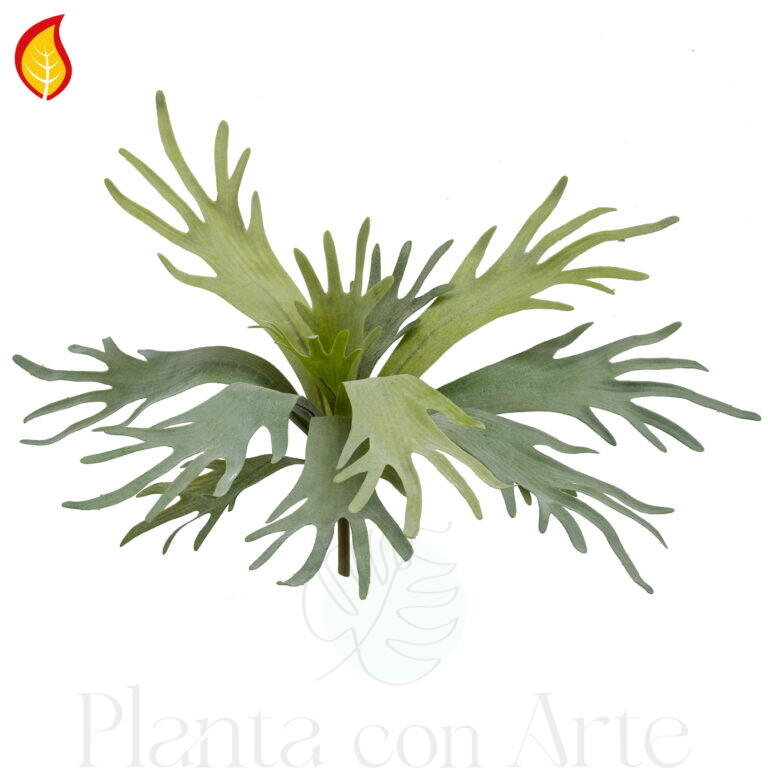 Planta CUERNO de ALCE FR artificial hiperrealista- BS EN 13501-1