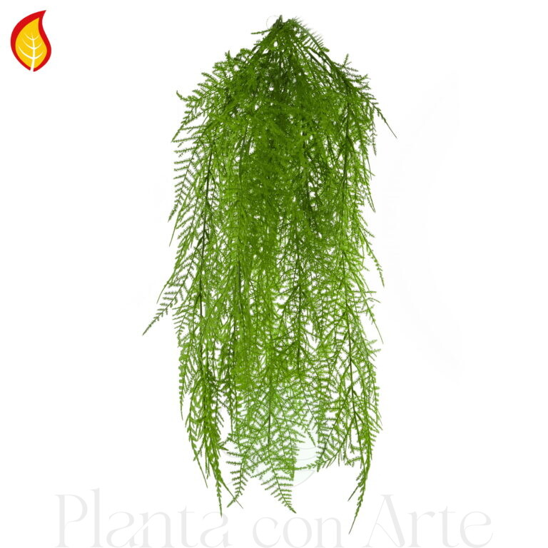 Mata de colgante HELECHO FR · 68cm · hiperrealista BS EN 13501-1